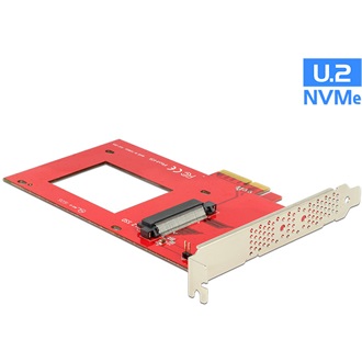 Delock PCI Express x4 Kártya > 1 x belso U.2 NVMe SFF-8639