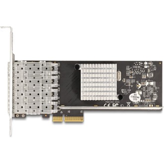 Delock PCI Express x4 Kártya - 4 x SFP bővítőhely Gigabit LAN