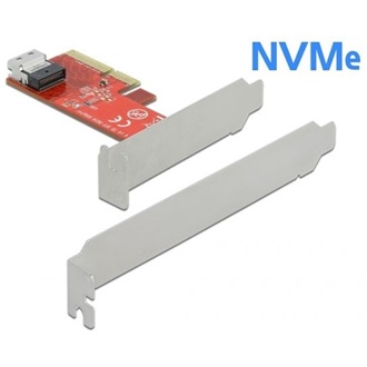 Delock 90483 1-port PCIe x4 SFF-8654 4i NVMe bővítőkártya