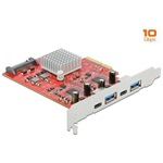 Delock 89041 2+2-port PCIe x4 USB 3.2 A Gen 2 + USB 3.2 C Gen 2 bővítőkártya