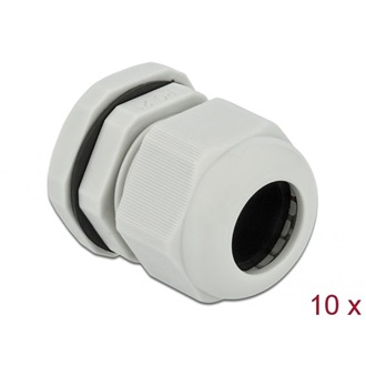 Delock PG21 tömszelence 10 db. szürke