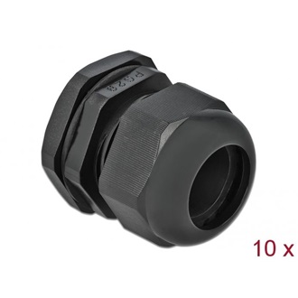 Delock PG29 tömszelence 10 db. fekete