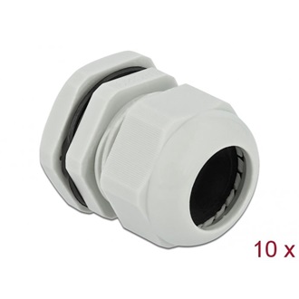 Delock PG29 tömszelence 10 db. szürke