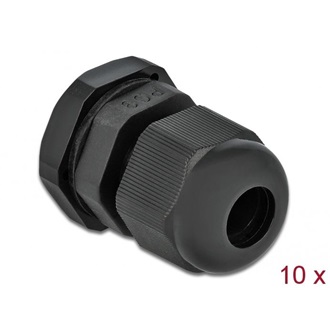 Delock PG9 tömszelence 10 db. fekete
