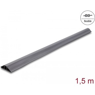 Delock PVC flexibilis kábelcsatorna 50 x 13 mm - hosszúság 1,5 m szürke
