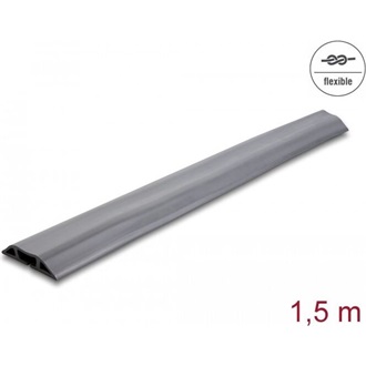 Delock PVC flexibilis kábelcsatorna 70 x 13 mm - hosszúság 1,5 m szürke