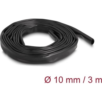 Delock PVC szigetelő borító cső 3 m x 10 mm fekete