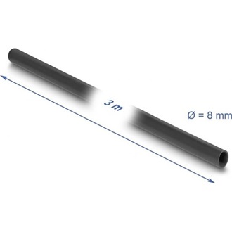 Delock PVC szigetelő borító cső 3 m x 8 mm fekete