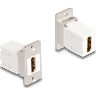 Delock Panel tartó Keystone modul HDMI anya - anya 8K 60 Hz kúpos