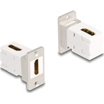 Delock HDMI 2.1 F/F keystone modul ezüst