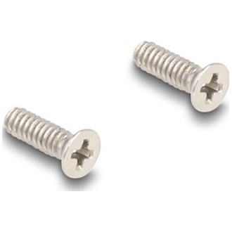 Delock Panel tartó RJ45 Keystone modul kapcsoló anya - anya Cat.6A fém kúpos