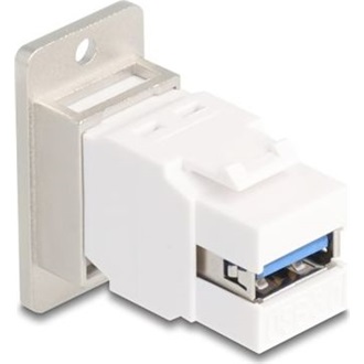Delock Panelre szerelhető USB 5 Gbps B-típusú anya - USB A-típusú anya kúpos