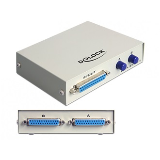 Delock 2 portos Parallel switch