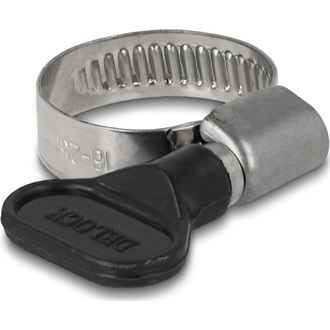 Delock Pillangó tömlő bilincs 16 - 25 mm 10 db. Fekete