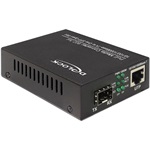 Delock PoE+ Media Converter 10/100/1000Base-T to SFP