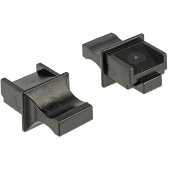 Delock Porvédo RJ45 típusú kimenethez fogantyúval 10 db fekete