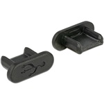 Delock Porvédo USB 2.0 Micro-B kimenethez fogantyú nélkül 10 darab fekete