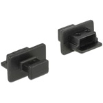 Delock Porvédo USB 2.0 Mini-B típusú kimenethez fogantyúval 10 db fekete