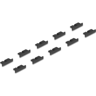 Delock Porvédő USB 3.0 Micro-B típusú kimenethez fogantyú nélkül 10 darab fekete