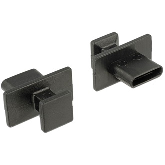 Delock USB C védődugó fekete 10db