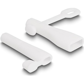 Delock Porvédő takarás A-típusú USB apa és Apple Lightning apa számára 2 db-os fehér