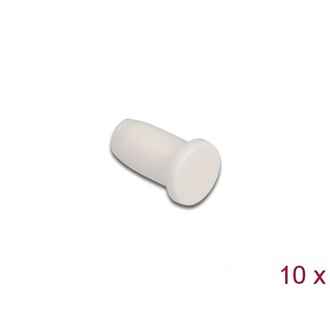 Delock Porvédő tető száloptika csatlakozóhoz, 1,25 mm-es kupakkal 10 db. Fehér