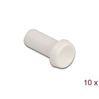 Delock Porvédő tető száloptika csatlakozóhoz, 2,50 mm-es kupakkal 10 db. Fehér