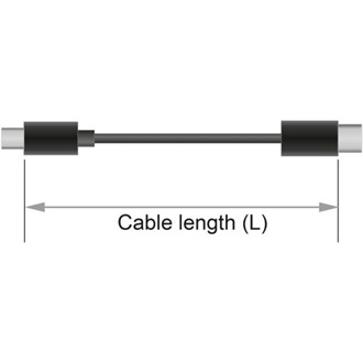 Delock Powered USB 24V -> POS 8pin M/M adatkábel 1m fekete