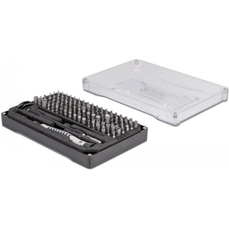 Delock Precíziós csavarhúzófej készlet, 117 db.