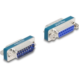 Delock RF/EMI interferencia elnyomó szűrő D-Sub 15 tűs apa   anya aluláteresztő induktívval