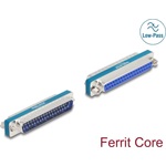 Delock RF/EMI interferencia elnyomó szűrő D-Sub 37 tűs apa   anya aluláteresztő induktívval