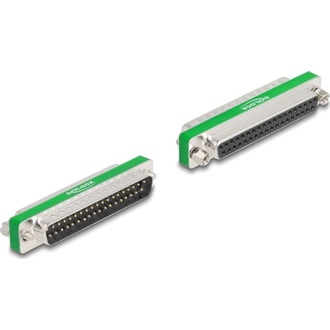 Delock RF/EMI interferencia elnyomó szűrő D-Sub 37 tűs apa   anya aluláteresztő szűrő képességgel