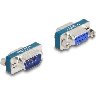 Delock RF/EMI interferencia elnyomó szűrő D-Sub 9 tűs apa   anya aluláteresztő induktívval