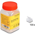 Delock RJ11 Moduláris csatlakozó 100 db.