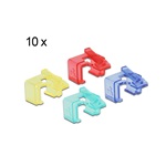Delock RJ45 clip javító szett színes 40db