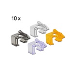 Delock RJ45 clip javító szett színes 40db