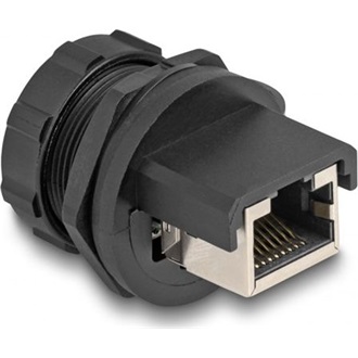 Delock RJ45 Cat.6A toldó védő kupakkal beépített installáláshoz IP67 por- és vízhatlan
