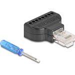 Delock RJ45 apa   sorkapocs csavarhúzóval Cat.5e