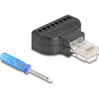 Delock RJ45 apa   sorkapocs csavarhúzóval Cat.5e