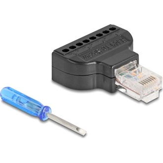 Delock RJ45 apa   sorkapocs csavarhúzóval Cat.5e