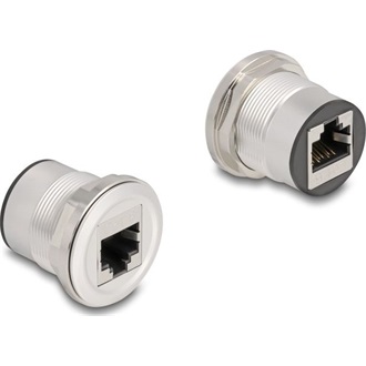 Delock RJ45 beépített anya kapcsoló Cat.6 STP alumínium