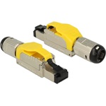 Delock RJ45 CAT6A UTP csatlakozó dugó fém szerszám nélkül szerelhető
