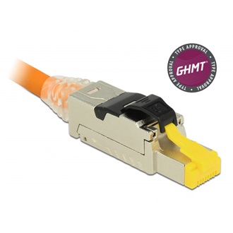 Delock RJ45 dugaszoló szerelvény Cat.8 anyaga: fém