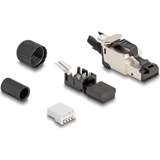 Delock RJ45 dugaszoló szerelvény Cat.6A