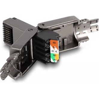 Delock RJ45 dugó Cat.8.1 STP szerszám nélkül szerelhető