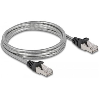 Delock RJ45 CAT6A U/FTP -> RJ45 CAT6A U/FTP M/M adatkábel 2m fém