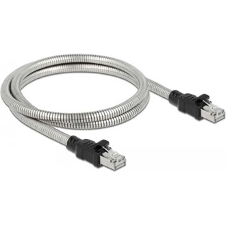 Delock RJ45 CAT6A U/FTP -> RJ45 CAT6A U/FTP M/M adatkábel 3m fém