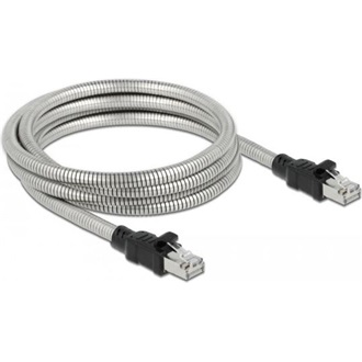 Delock RJ45 CAT6A U/FTP -> RJ45 CAT6A U/FTP M/M adatkábel 5m fém
