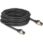 Delock RJ45 CAT6A S/FTP -> RJ45 CAT6A S/FTP M/M adatkábel 10m fekete