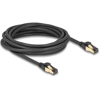 Delock RJ45 CAT6A S/FTP -> RJ45 CAT6A S/FTP M/M adatkábel 5m fekete